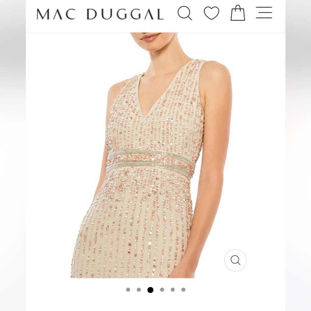 Mac Duggar size 16 pink sequin dress